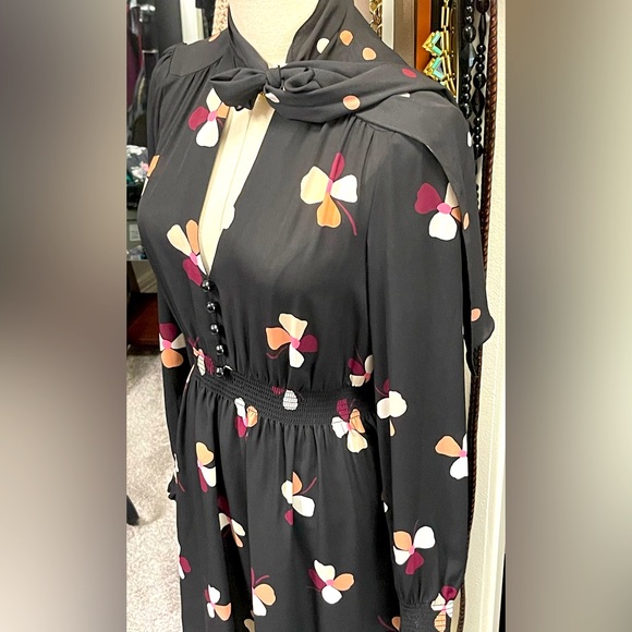 Kate Spade Glitzy Ritzy Dusk Buds Print Mini Dress Size S NWOT - Picture 6 of 12